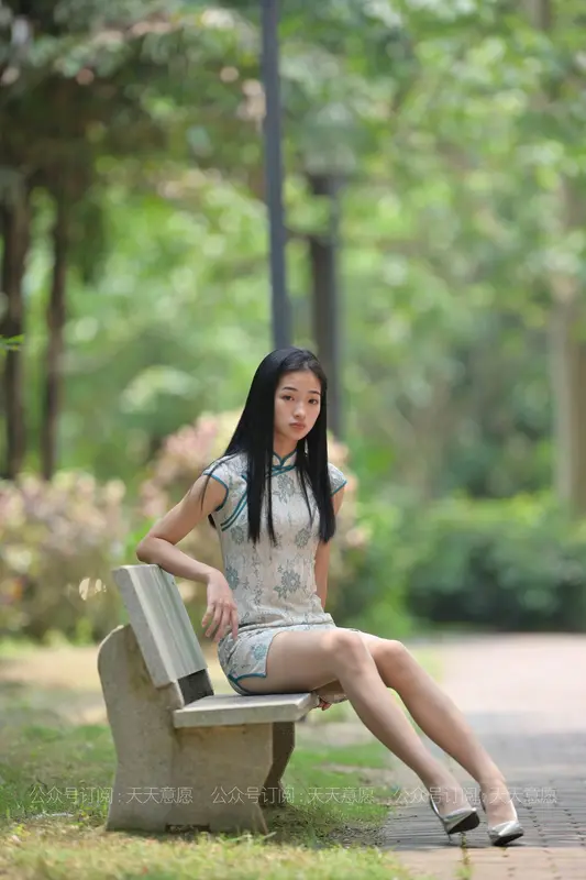 2021.05.04 丝享家796:宁宁《绿荫旗袍秀》 - IESS